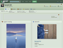 Tablet Screenshot of kuromi-ori.deviantart.com