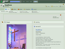 Tablet Screenshot of headfones.deviantart.com