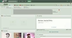 Desktop Screenshot of kissimi.deviantart.com