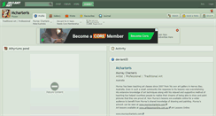 Desktop Screenshot of mcharteris.deviantart.com