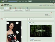 Tablet Screenshot of naebliss.deviantart.com