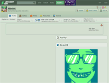 Tablet Screenshot of mimint.deviantart.com