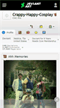 Mobile Screenshot of crappy-happy-cosplay.deviantart.com