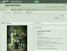 Tablet Screenshot of crappy-happy-cosplay.deviantart.com