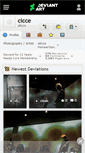 Mobile Screenshot of cicce.deviantart.com