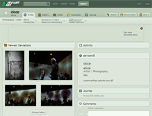 Tablet Screenshot of cicce.deviantart.com