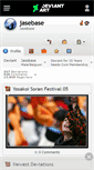 Mobile Screenshot of jasebase.deviantart.com