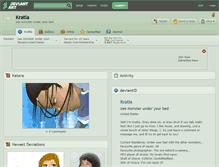 Tablet Screenshot of kratia.deviantart.com
