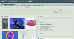 Desktop Screenshot of night-princess-luna.deviantart.com