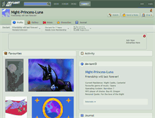 Tablet Screenshot of night-princess-luna.deviantart.com