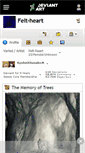 Mobile Screenshot of felt-heart.deviantart.com