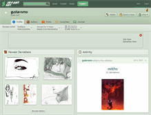 Tablet Screenshot of gustavomo.deviantart.com