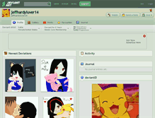 Tablet Screenshot of jeffhardyluver14.deviantart.com