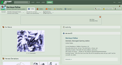 Desktop Screenshot of devious-feline.deviantart.com