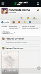 Mobile Screenshot of esmeralda-xenna.deviantart.com