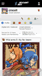 Mobile Screenshot of crocell.deviantart.com