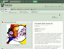 Tablet Screenshot of pirate-envy.deviantart.com