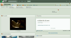 Desktop Screenshot of malomorgen.deviantart.com