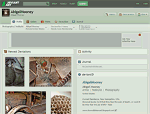 Tablet Screenshot of abigailmooney.deviantart.com