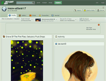 Tablet Screenshot of meow-atfarah17.deviantart.com