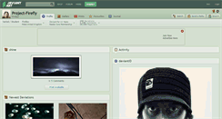 Desktop Screenshot of project-firefly.deviantart.com