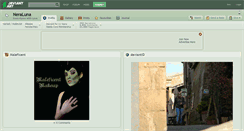 Desktop Screenshot of neraluna.deviantart.com