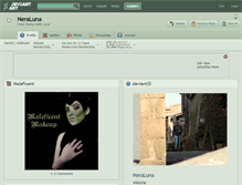 Tablet Screenshot of neraluna.deviantart.com