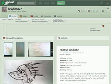 Tablet Screenshot of kruyken827.deviantart.com