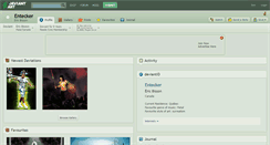 Desktop Screenshot of entecker.deviantart.com