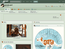 Tablet Screenshot of greedy-peri.deviantart.com