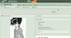 Desktop Screenshot of hiei-fan-club.deviantart.com