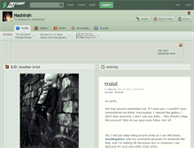 Tablet Screenshot of nashirah.deviantart.com