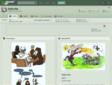 Tablet Screenshot of kykywka.deviantart.com