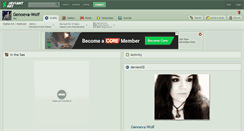 Desktop Screenshot of genoeva-wolf.deviantart.com