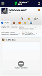 Mobile Screenshot of genoeva-wolf.deviantart.com