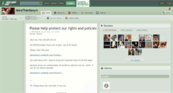 Desktop Screenshot of morethansexy.deviantart.com