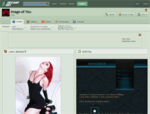 Tablet Screenshot of image-of-you.deviantart.com