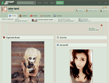 Tablet Screenshot of cake-land.deviantart.com