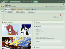 Tablet Screenshot of nishimari.deviantart.com