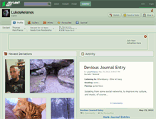 Tablet Screenshot of lukosmelanos.deviantart.com