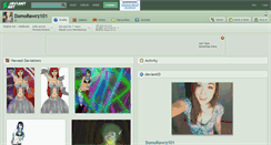 Desktop Screenshot of domorawrz101.deviantart.com