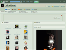 Tablet Screenshot of i-will-not-forget.deviantart.com
