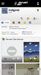 Mobile Screenshot of indigorat.deviantart.com
