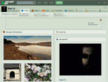 Tablet Screenshot of itan14.deviantart.com