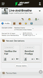 Mobile Screenshot of live-and-breathe.deviantart.com