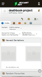 Mobile Screenshot of deathbook-project.deviantart.com