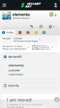 Mobile Screenshot of elemente.deviantart.com