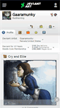 Mobile Screenshot of gaaramunky.deviantart.com