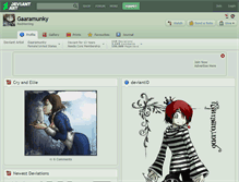 Tablet Screenshot of gaaramunky.deviantart.com