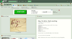 Desktop Screenshot of 3luvinggreen.deviantart.com